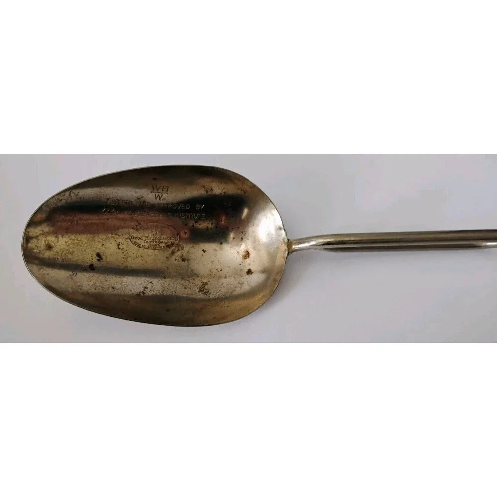 Vintage 1930s Wallace Brothers WB W Basting Spoon Good Housekeeping Institute